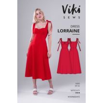 Vikisews Paper Sewing Pattern Lorraine Dress