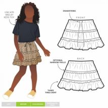 Style Arc Paper Sewing Pattern Kids Melody Skirt