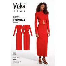 Vikisews Paper Sewing Pattern Edwina Dress