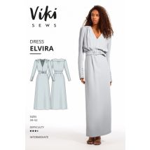 Vikisews Paper Sewing Pattern Elvira Dress