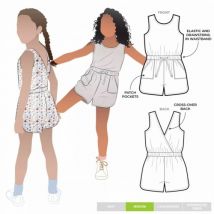 Style Arc Paper Sewing Pattern Kids Skipper Playsuit