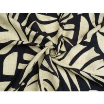 Minerva Exclusive Monstera Street Linen Cotton Blend POD Fabric Avenue