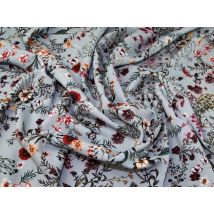 Lady McElroy Sydney Stretch Woven Suiting Fabric Misty Blue