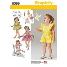 Simplicity Paper Sewing Pattern 8099