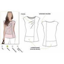 Style Arc Paper Sewing Pattern Lotti Top