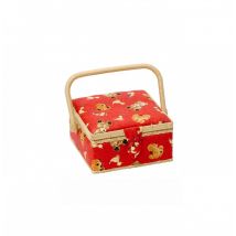 Hobby & Gift Small Sewing Craft Box Red