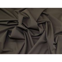 Lady McElroy Stretch Woven Suiting Fabric Dark Brown