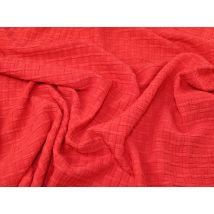 Lady McElroy Textured Stretch Knit Fabric Coral Pink