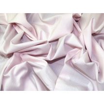 Lady McElroy Cotton Shirting Fabric Pink & White