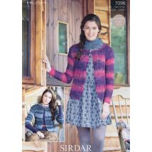 Sirdar Hush Knitting Pattern 7096