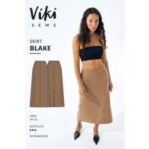 Vikisews Paper Sewing Pattern Blake Skirt