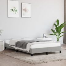 Giroletto senza Materasso Grigio Chiaro 120x190 cm in Tessuto 3269605