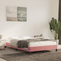 Giroletto senza Materasso Rosa 120x190 cm Velluto 3269630