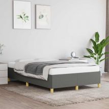 Giroletto senza Materasso Grigio Scuro 120x190 cm in Tessuto 3269639