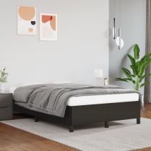 Giroletto senza Materasso Nero 120x190 cm Similpelle 3269645