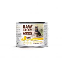 Hundenassfutter – Raw Paleo Adult Truthahn &amp; Kabeljau und Kürbis 200g Dose