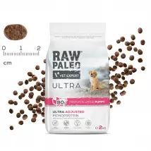 Hundetrockenfutter – Raw Paleo Ultra Schwein Puppy Medium &amp; Large 2kg