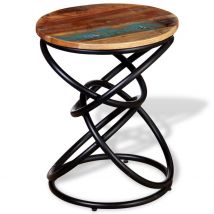 Table d&apos;appoint Bois de récupération massif