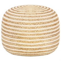 Pouf fait à la main 45x30 cm Jute