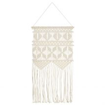 Cintre mural en macramé 40x80 cm Coton