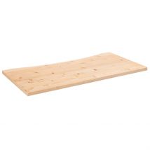 Dessus de bureau 100x50x2,5 cm bois massif de pin