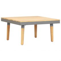 Table basse de jardin 60x60x31,5 cm Bois solide d&apos;acacia