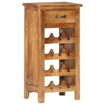 Casier à bouteilles 40x30x80 cm Bois d&apos;acacia massif