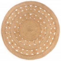 Tapis Design tressé Jute 180 cm Rond