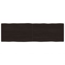 Dessus de table bois massif traité bordure assortie