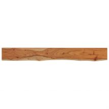 Étagère murale rectangulaire massif acacia bordure assortie