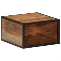 Table de chevet murale 35x35x20 cm bois massif d&apos;acacia
