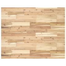 Dessus de bureau non traité 100x80x4 cm bois d&apos;acacia massif