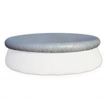 Grey Ø330cm protective cover for Ø300cm round above ground pool, cover for Agate swimming pool