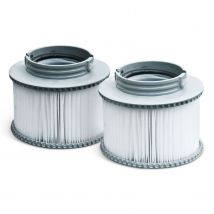 Pack of 2 replacement filter cartridges for MSpa inflatable hot tubs,