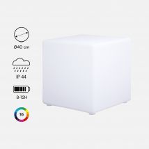 Cubo de luz LED con pilas, Multicolor