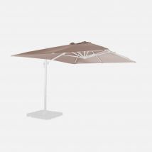 Replacement Canopy for Wimereux 3x4m Parasols, Beige-brown