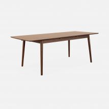 6 to 8-seater extendable rectangular dining table, 160-210cm, Walnut