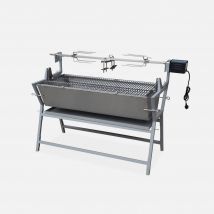 Girarrosto a carbonella con spiedo elettrico, Grigio