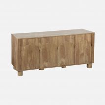 150cm exotic sideboard with 4 doors, Natural