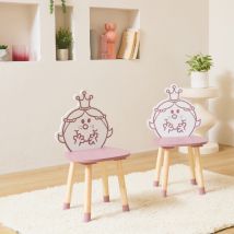 2 children's chairs - Little Miss Princess, Pink