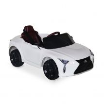 Children's Lexus LC500 ride-on car 1 seat 12V 4Ah, White