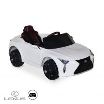 Children's Lexus LC500 ride-on car 1 seat 12V 4Ah, White