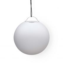 Spherical LED lamp - wireless rechargeable, remote control,