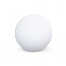 LED light 40cm - Decorative bright sphere, 16 colours, Ø 40 cm, wireless induction charger.