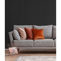 50x50x1,8 cm MB - LIRA (antracyt) - Lakierowany panel ścienny 3D