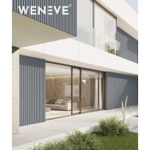 135x38 cm VT - PB41 (S96 Chłodna szarość) LAMEL - Panel dekor 3D beton architektoniczny