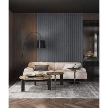 135x51,2 cm VT - PB40 (B15 Grafitowa czerń) LAMEL - Panel dekor 3D beton architektoniczny
