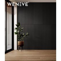 135x47,8 cm VT - PB38 (B15 Grafitowa czerń) LAMEL - Panel dekor 3D beton architektoniczny