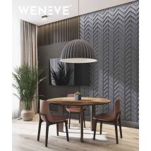 93,9x60 cm VT - PB47 (B8 Stylowy antracyt) JODEŁKA - Panel dekor 3D beton architektoniczny