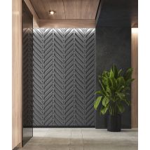 115,6x60 cm VT - PB50 (B8 Stylowy antracyt) JODEŁKA - Panel dekor 3D beton architektoniczny